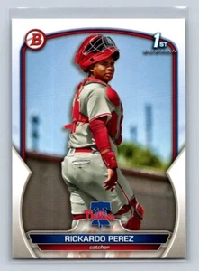 2023 Bowman Prospects 1st Bowman #BP-27 Rickardo Perez Philadelphia Phillies - Picture 1 of 2