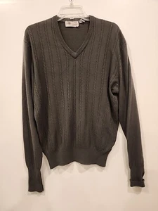 Vintage Pebble Beach Sportswear Sweater Crew Neck Mens XL Grey Retro 80s - Picture 1 of 11