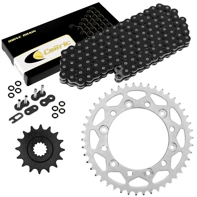 黑色 O 形环传动链和链轮套件适用于雅马哈 Fz-6 2009 / Fz-6R 2009 - 2016 — 第 1/4 张图片