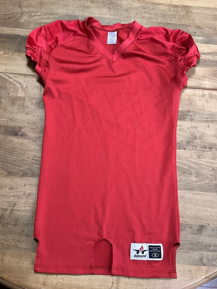 Camiseta de fútbol roja Alleson para hombre pequeña Foto 1 de 4