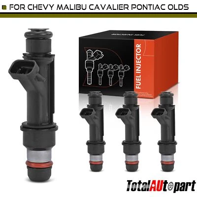 4x Kits de inyectores de combustible para Chevrolet Malibu 1999 Pontiac Grand Am 1999-2001 Olds Foto 1 de 4