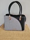 danbaoly Pocketbook Black And White Checked NWOT