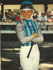 Julie Krone Autographed 8x10 Photo, Horse Racing Jockey, HOF 2000, COA, Mint