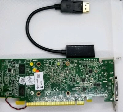Dell AMD Radeon HD 7470 1GB DVI DisplayPort Video Graphics Card 0VVYN4 VVYN4 - Image 1 of 4