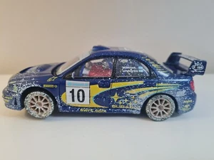 728- Scalextric Tecnitoys COCHE SUBARU IMPREZA WRC NIEVE MAKINEN RALLYE SLOT CAR - Bild 1 von 3