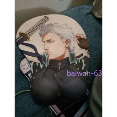 Devil May Cry Vergil Games Wrist Rest Support 3D Silicone Mouse Pad Mousepad NEW - Image 1 of 4