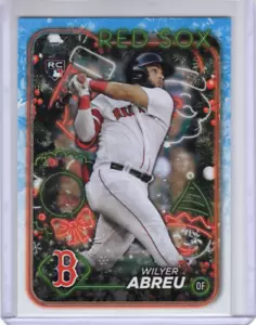 Wilyer Abreu 2024 Topps Holiday RC #H13 Boston Red Sox - Picture 1 of 2