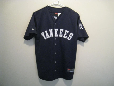 Nike New York #13 ALEX RODRIGUEZ Jersey w/ Embroidered Yankees Logo -Youth Large Cover
