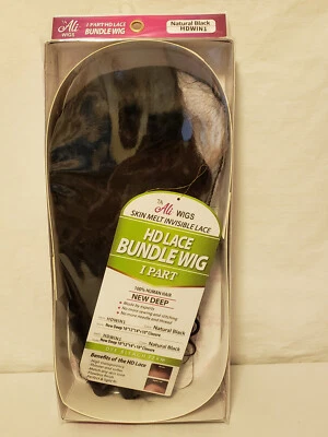 Peluca Natural Negra HD Encaje Paquete Peluca I Parte HDWIN1 Pelucas Ali 7A Foto 1 de 4