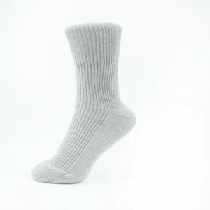 HELLGRAUE MISCHUNG DAMEN 85 % KASCHMIR SOCKEN GRÖSSE 4-7 UK-GRÖSSE YTYF 18 - Bild 1 von 1
