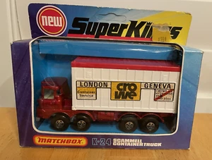 Vintage MATCHBOX Super Kings Scammell Container Truck K-24 - Picture 1 of 9