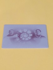 PADDY MORAN  PERCY LESUEUR 2020-21 LEAF IN THE GAME USED TIMEWORN PRINTING PLATE