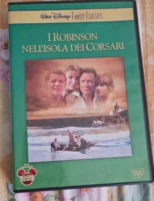 I ROBINSON NELL'ISOLA DEI CORSARI Disney Dvd Raro e Ottimo  - Immagine 1 di 3