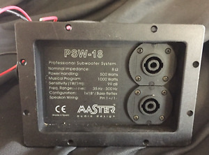 MASTER Lautsprecher Frequenzweiche, für Subwoofer aus PSW-18, gebraucht, geprüft