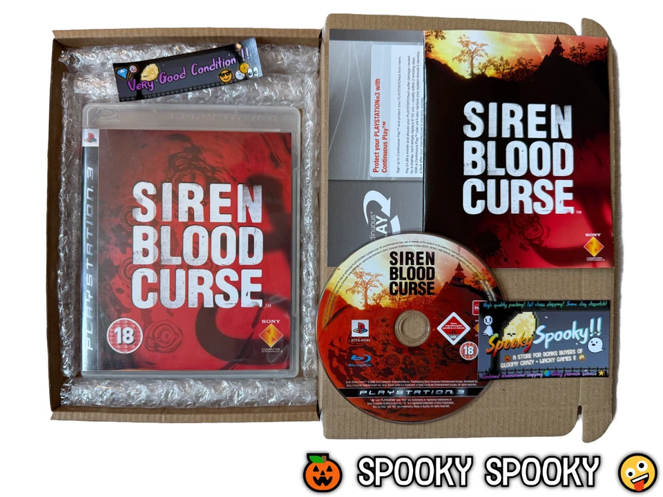 Siren Blood Curse PS3 - UK PAL VGC CIB - High Quality Packing - Tracked - Image 1 of 4