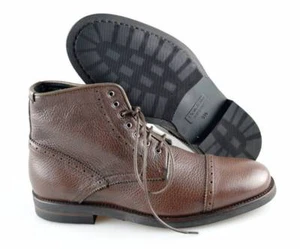 Herren AQUATALIA "Carter" Braun Leder Kappe Zehe Stiefel Größe US 8,5-D - Bild 1 von 5