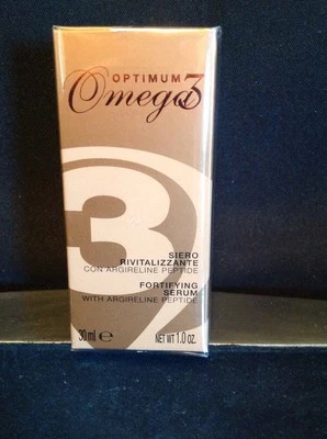Omega 3 Optimum Fortifying Serum with Argireline Peptide 1 oz 30ml NEW Sealed - Image 1 of 4