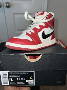 Jordan 1 High Retro Chicago verloren und gefunden TD FD1413-612 Größe 9C Kleinkind  - Bild 1 von 6