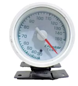 Fair Condition! GReddy Trust Temp Gauge 60mm White Face Additional Meter JDM F/S - Picture 1 of 6