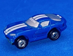 Vintage Micro Machines Dodge Viper Coupe Blue White Stripe 1996 LGT - Picture 1 of 5