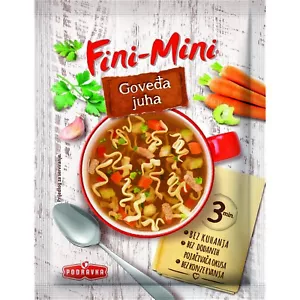 Fini Mini Instantsuppen Podravka Kroatien Kroatisches Produkt 18g - Bild 1 von 8