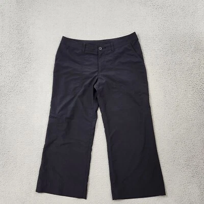 Pantalones Patagonia Mujer 6 Negro Inter Continental Capris Exterior Senderismo Bolsillos Foto 1 de 4