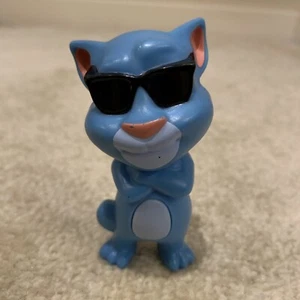 Cool Talking Tom Blue Cat Toy Figure #3 McDonalds Happy Meal 2016 Sound Works - Picture 1 of 8