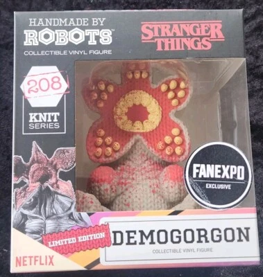 机器人手工制作 Stranger Things Demogorgon 乙烯基人偶 205 针织 Megacon 2025 — 第 1/3 张图片