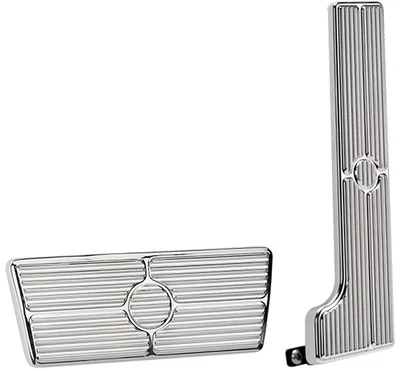 BILLET SPECIALTIES POLISHED PEDAL KIT,GAS & BRAKE PEDALS,58-67 AUTOMATIC - Image 1 of 3