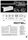 Bedienungsanleitung-Operating Instructions Für Rotel Ra-412