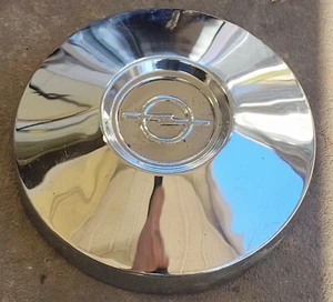 1x Vintage OEM 1967-1972 Opel Rekord C 1900 Chrome Dog Dish Poverty Hubcap #01 - Picture 1 of 5