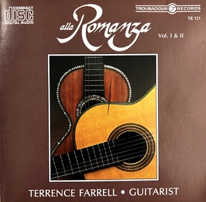 Terrence Farrell - Alla Romanza Vol.1 & 2 CD 1987 Troubadour Classical Latin VG+ - Imagen 1 de 8
