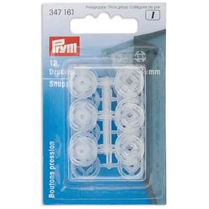 Prym - Sew-On Snap Fasteners plastic 13 mm transparent - 347161 - Picture 1 of 2