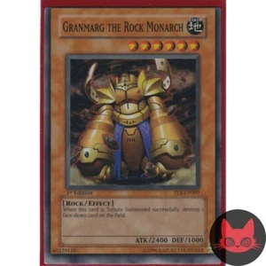 Yugioh Granmarg the Rock Monarch FET-EN009 Super Rare 1st Edition NM - Picture 1 of 1