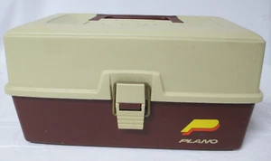 Vintage Plano Molding Co. Model 4200 Tray Tackle Box made in USA - Picture 1 of 9