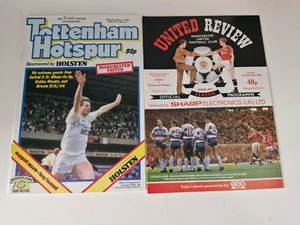 PROGRAMAS OFICIALES - MANCHESTER UNITED V TOTTENHAM HOTSPUR - JUEGOS DE LIGA - 1986/87 - Imagen 1 de 1