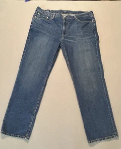 Levi's Jeans Herren 44 X 34 Blau 514 Straight Fit Medium Wash Denim - Bild 1 von 8