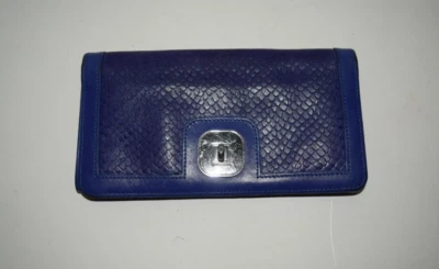LONGCHAMP CARTERA AZUL CUERO ORGANIZADOR TARJETAS Foto 1 de 4