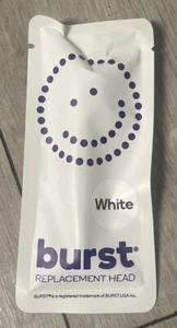 BURST Testine di Ricambio per Spazzolino Elettrico (Bianco) Confezione da 1 - Foto 1 di 2