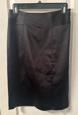WHITE HOUSE BLACK MARKET NWT $98 Satin A-Line Formal Skirt Size 2 - Image 1 of 4