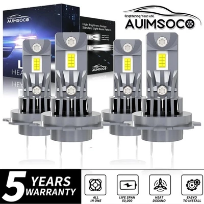 Para BMW X3 M Sport Utility 4 Puertas 3.0L l6 2020-2022 4x H7 Faros LED Bombillas Foto 1 de 4