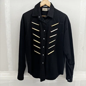 Tillman Southwest Canyon Porcupine Quill Western Pearl Snap Shirt Damen Large - Bild 1 von 5