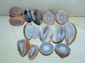 15 PCS LOT Banded Agates from Patagonia Argentina * Bulk Wholesale * - Picture 1 of 10