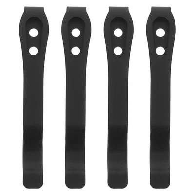  4 Pcs Rivestimento Posteriore in Acciaio Inossidabile Clip Corretto - Immagine 1 di 4