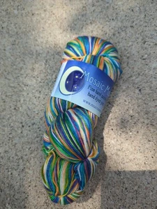 mosiac moon Sock Yarn 482 Yds 75/25 SW Merino/Nylon Hand Painted - Picture 1 of 3