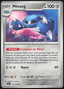 Carte Pokémon Métang 114/162   Forces Temporelles Français - Picture 1 of 2