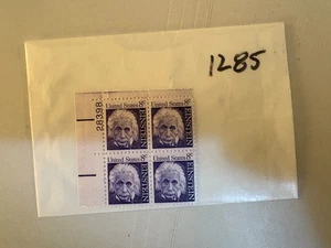 U.S. Plattenblock - 1285 - Einstein - Kamm. versand! - Bild 1 von 1