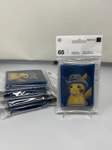 Pokemon X Van Gogh Mangas Pikachu con Sombrero de Fieltro Gris, SELLADO x5 Paquetes TOTALMENTE NUEVO - Imagen 1 de 2
