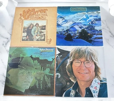 John Denver LP Lot Country Folk Rock Windsong Farewell Andromeda Christmas Back - Image 1 of 4