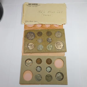 1956 PD Original Double Toned Silver 18 Coin Mint Set #55033M - Picture 1 of 11